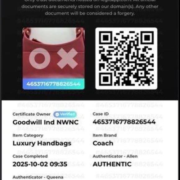 Vintage (2004) Coach Red Leather Legacy Hobo Crossbody Bag Purse No. G040-9136 - Picture 4 of 16